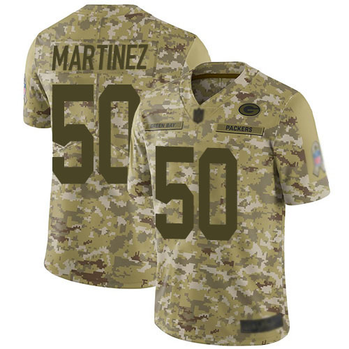Green Bay Packers Limited Camo Men #50 Martinez Blake Jersey Nike NFL 2018 Salute to Service->green bay packers->NFL Jersey